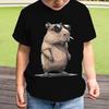 Groundhog Printed Summer Colorful T-shirts for Teenagers and Children Boys and Girls Fun High Quality Short Sleeves Tops T-shirt