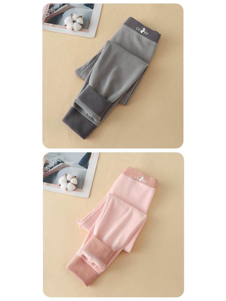 Детские флисовые брюки Осень/Зима 2025: Теплые, бесшовные длинные брюки для девочек