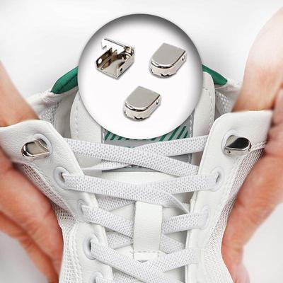 NO.8 4 шт. металлические пряжки без завязок, эластичные шнурки для кроссовок, один размер подходит для всех взрослых и детей, быстрые шнурки, резиновые шнурки для ленивого спорта