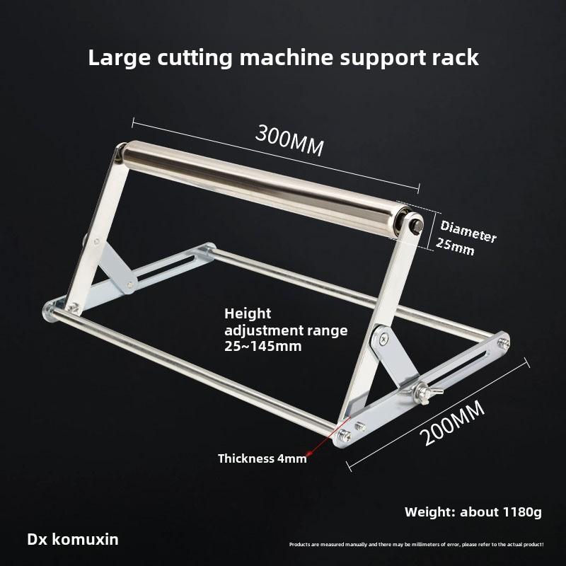 Thickened Cutting Machine Bracket Long Material Auxiliary Support Bracket Balance Bracket Adjustable Adjustable Roller Bracket Foldableable Roller su