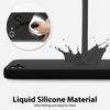Coque pour iPhone 17e, Protection Silicone Souple Doux Anti-Rayures Antichoc - Noir
