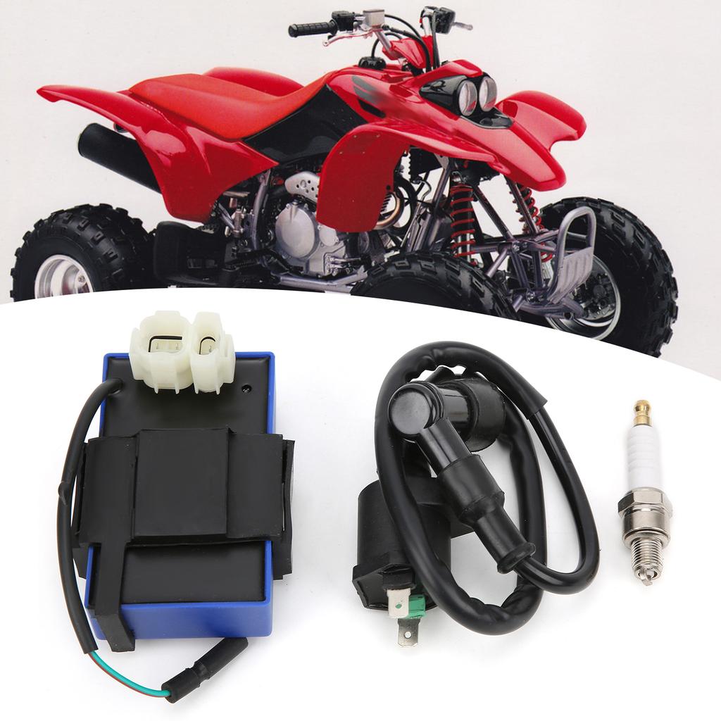 Комплект блока CDI с катушкой зажигания и свечой зажигания 30510‑GF9‑405 Замена для Honda Sportrax 90 TRX90 2x4 1993