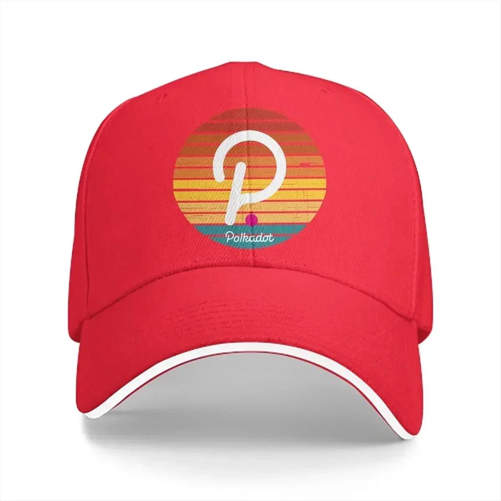 Polkadot DOT Baseball Caps Peaked Cap Cryptocurrency Sun Shade Hats for Unisex Women
