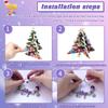 24 дня Рождественский обратный отсчет Адвент-календари Подарочная коробка 2025 Рождественский набор для изготовления ювелирных изделий Ювелирные шармы Набор для рукоделия