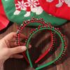 Thin Edges Christmas Jingling Bell Headband New Year Xmas Hairband Christmas Headwear  Headdress