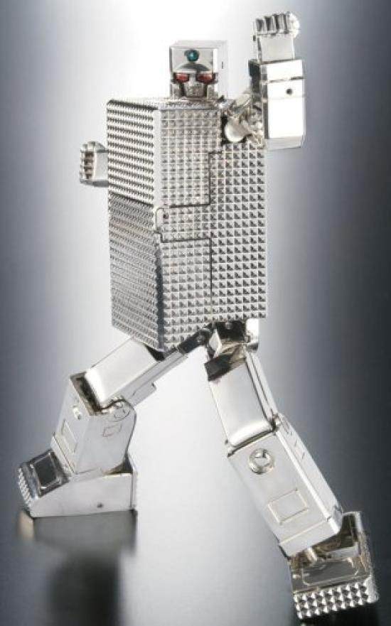 TAMASHII NATIONS Soul of Chogokin Limited Edition Gold Lightan (Серебристый и черный)