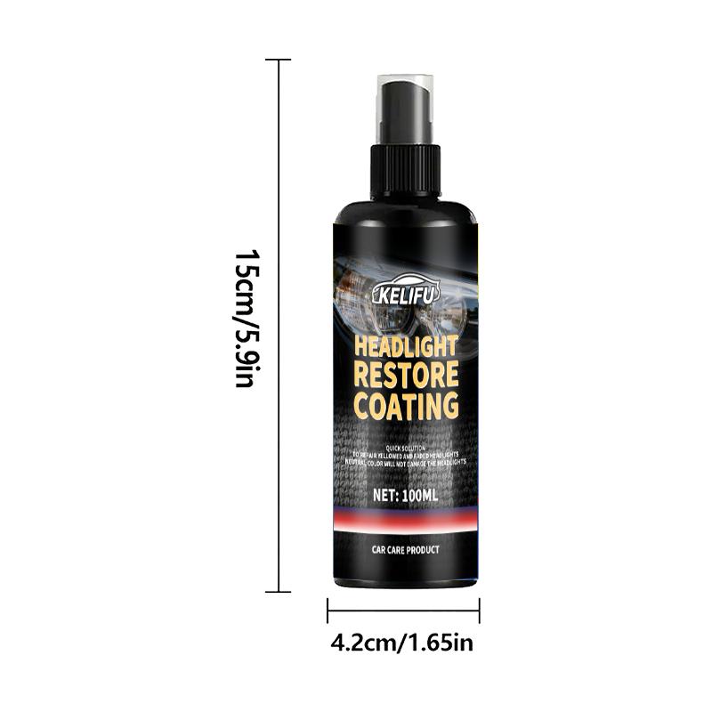 Универсальный набор для восстановления линз фар - Предотвращает пожелтение и окисление с помощью жидкости для восстановления фар, возвращает Ш