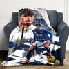 Winter Sports Blankets Flannel Printed Breathable Warm Throw Blanket for Home Office Bedspreads 0708a59