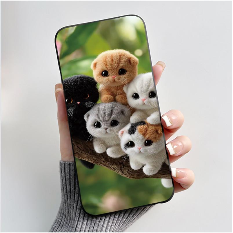 Корпус Для Nokia 106 2G 2023 106 4G 2023 Чехол Эстетичный Роскошный Милый Крутой Мальчики Девочки Мягкий Силикон Черный Матовый Чехол-Бампер для Телефона