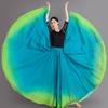 Flowing Long Skirt Gradient Belly Dance Skirt Women Classical Dance Performance Costume Sun Skirt