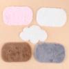 1Pcs/2Pcs Nail Photo Background MIni White/Grey/Pink Practice Cushion Foldable Hand Rest Pad Nail Equipment Soft Fur Nail Mat
