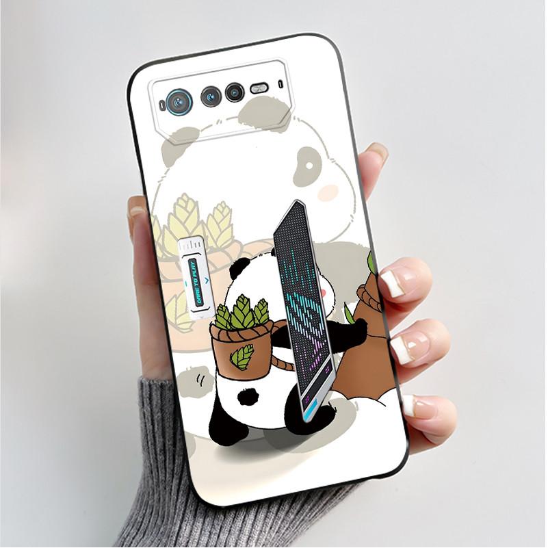 For Asus ROG 6 Case For ROG Phone 6 Pro / 6D Fashion Butterfly Flowers Bumper Soft Black Silicone Cover For Asus ROG6 ROG6D Case