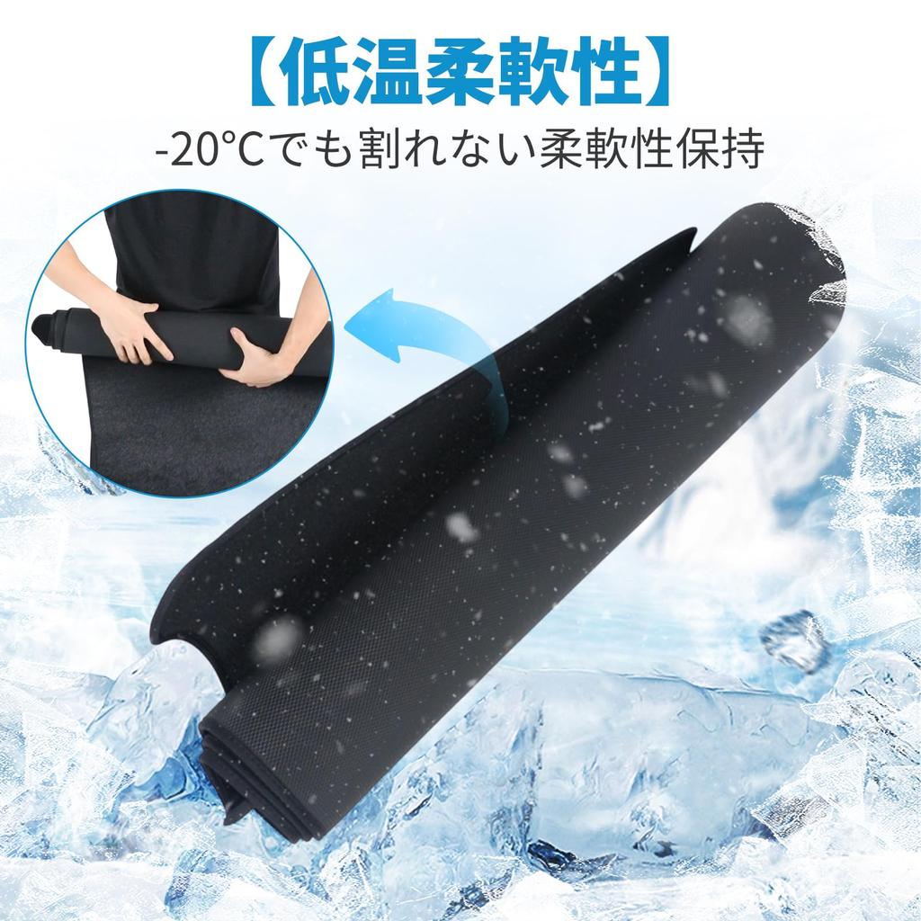 UmeMart Luggage Mat for Toyota 90 4th Fully Waterproof and Textured Rolls Up to Store in Gap with January 2022 Current Easy Genuine 1 Piece 90