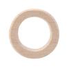 Mamimami Home Wooden Ring Square Section 65mm 10 Pieces Beech Natural Pendant Parts Gift Parts Material Material Handmade Gift Craft Present
