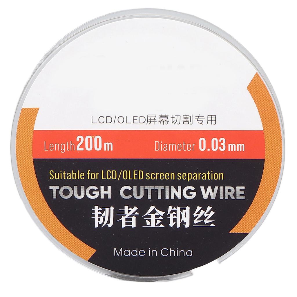 200M Phone LCD Screen Cutting Line High Hardness Steel Phone LCD Screen Separating Wire