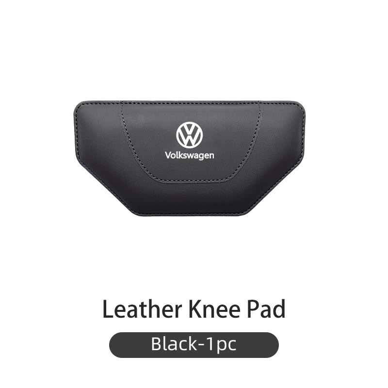 Car Leather Knee Pad Inside Knee Cushion Comfortable For Volkswagen VW Passat Golf Tiguan Polo Scirocco Jetta CC T-ROC ze8