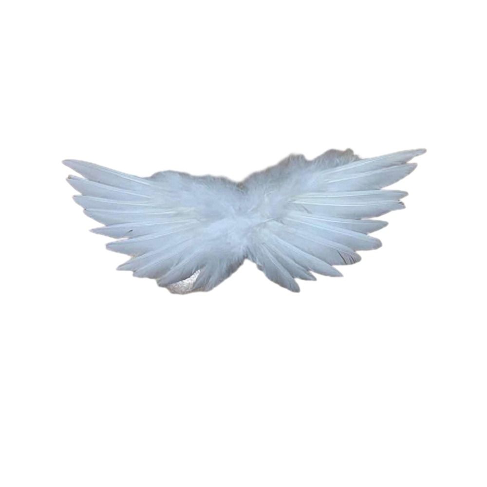 DIY Costume Angel White Wing Dressing Up Festival Feather Wing Angel Feather Wings Photo Props