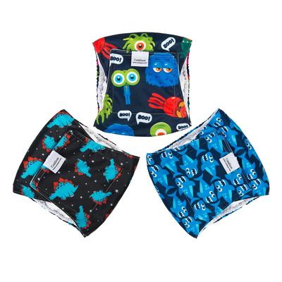 (3pcs Per Pack) CuteBone Reusable Male Dog Diapers Washable Dog Belly Bands for Male Dogs Wraps Doggie Diapers