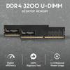 DATO DDR4 RAM 32GB CL22 288Pin Unbuffered Desktop Memory Module 3200MHz, PC4-25600 1.2V Non-ECC Dimmable,