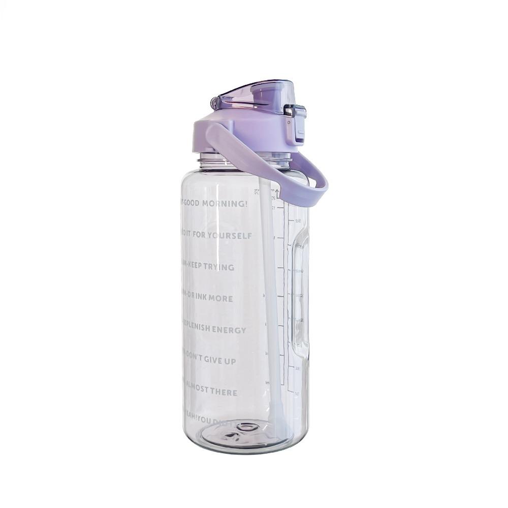 Portable Straw Water Bottle 2L Drink Bottle New Water Cup