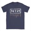 Nine Inch Nails NIN Мужские Женские Футболки с Принтом Модная Футболка с Коротким Рукавом с Круглым Вырезом Хлопковые Подарочные Футболки на День Рождения Одежда