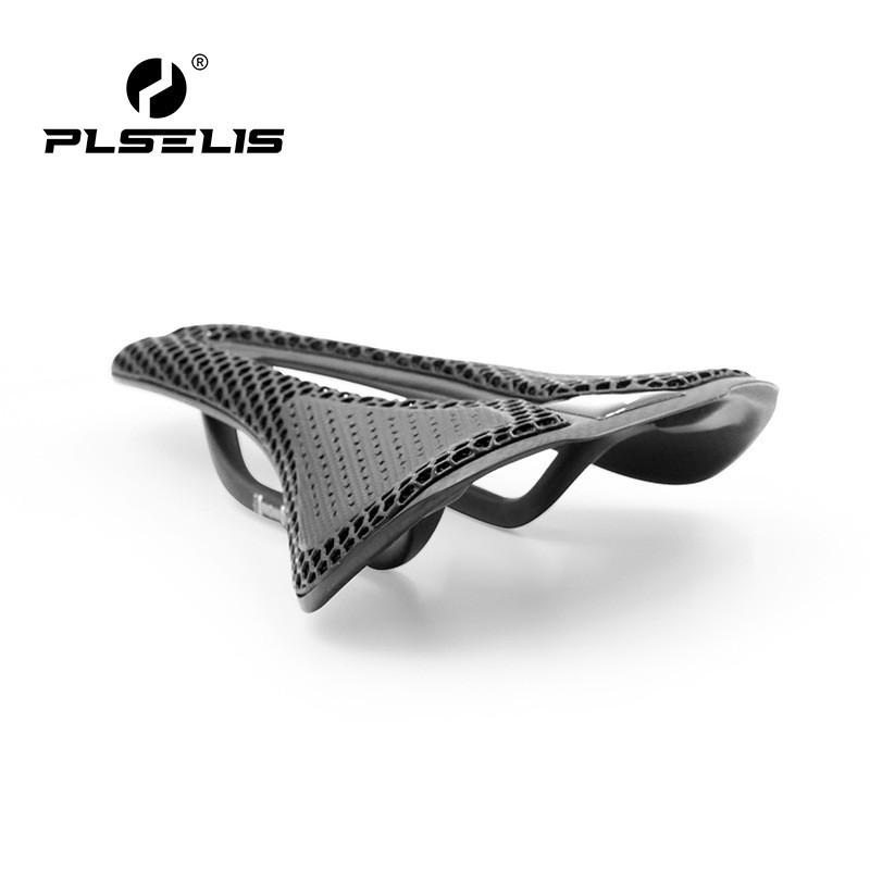 3D Printed Carbon Fiber Bicycle Saddle Lightweight Road Mountain Bike Seat