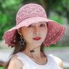 Summer Foldable Hats for Women Korean Large Brim Sun Protection Hats Vacation Travel Seaside Cool Hats