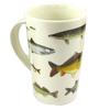 [Q8811] - Large Ceramic Mug 'Fish' - 12.5x8 Cm