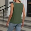 Новая летняя однотонная плиссированная футболка, шифоновый жилет, топ без рукавов с вырезами