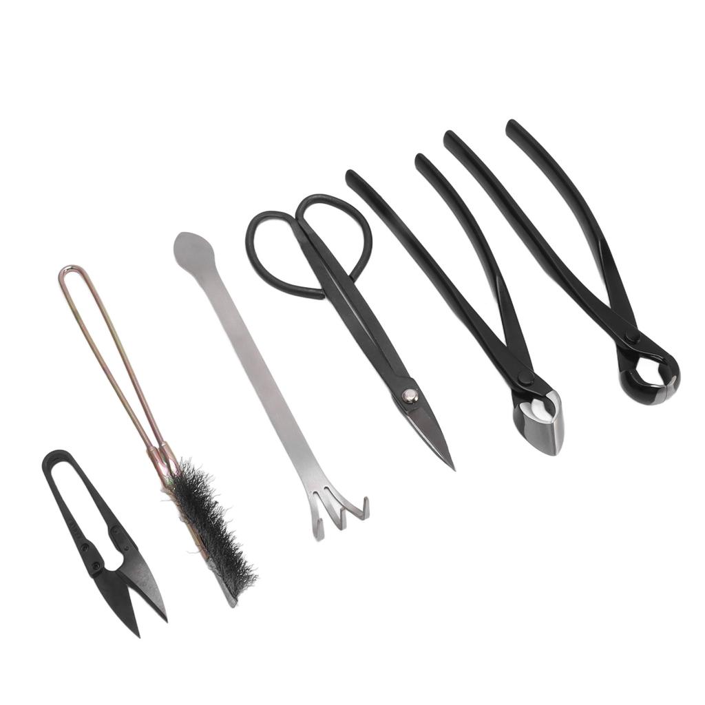 6pcs Succulent Plants Tools Stainless Steel Bonsai Tool Set Durable Succulent Gardending Hand Tools