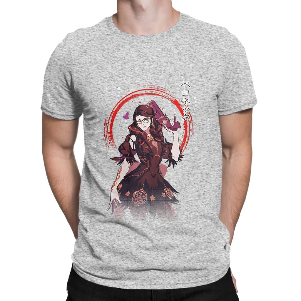 Новинка 100% Хлопковая Футболка Bayonetta и Cereza Игровые Топы Bayonetta Футболки Для Унисекса