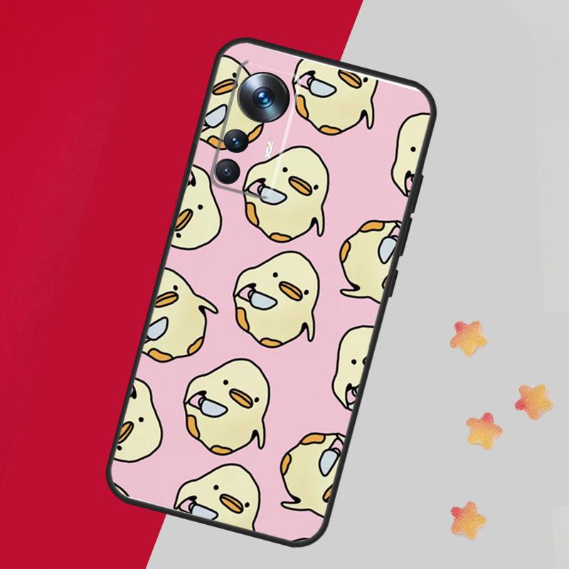 Мультяшный чехол-пенал Утка для Xiaomi 14 13 11T 12T 13T Pro 12 Lite 12X POCO X3 X5 Pro X4 F4 M5 M5s F3 F5