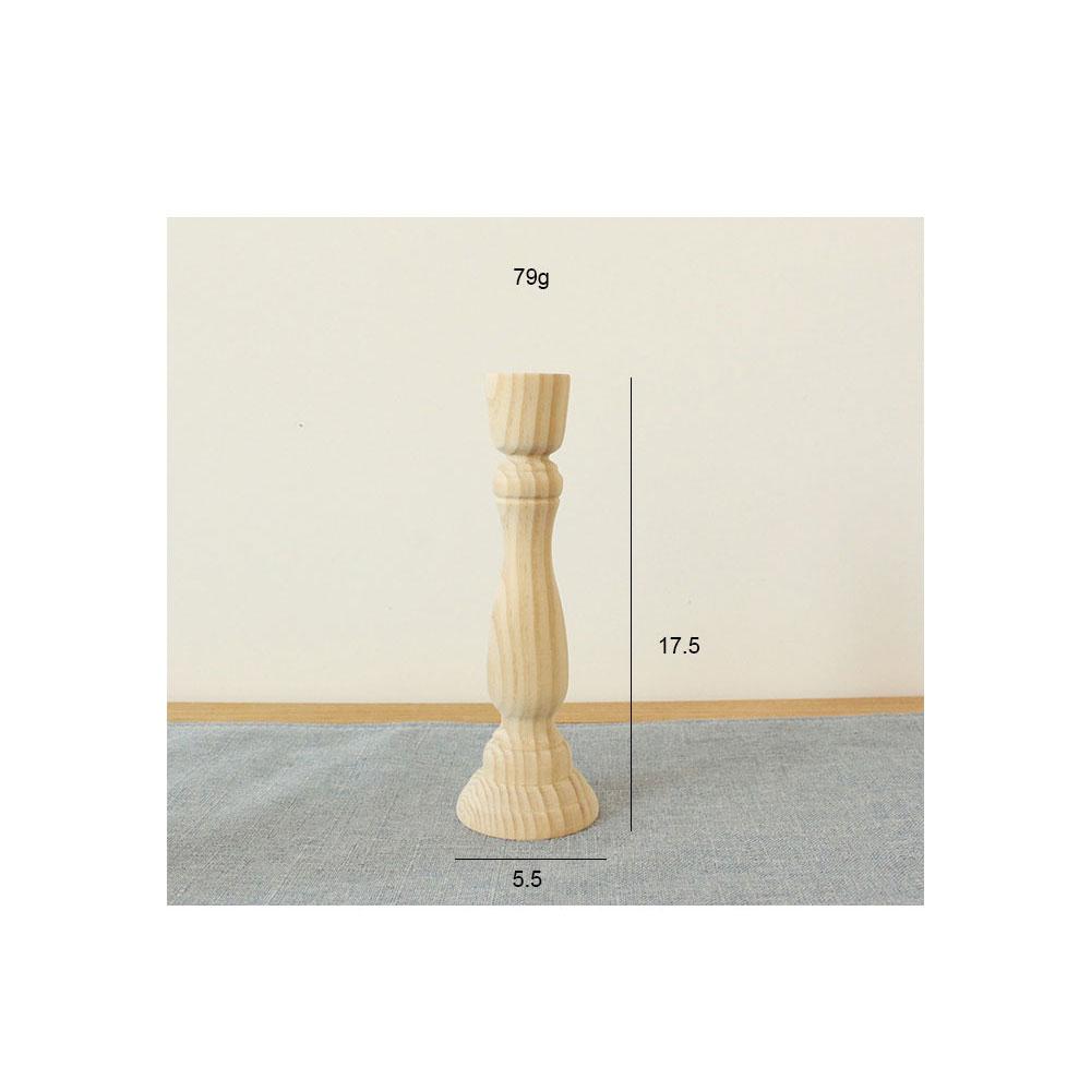 Подсвечники из массива дерева основного цвета для центральной композиции канделябра, винтажные, для гостиной, столовой, держатель для стола, подставка для благовоний