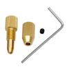 Micro Drill Chuck Drill Clip Chuck Fixture Clamps 0.8mm-1.5mm Mini Brass Drill Set for 2.3mm Electric Motor Shafts