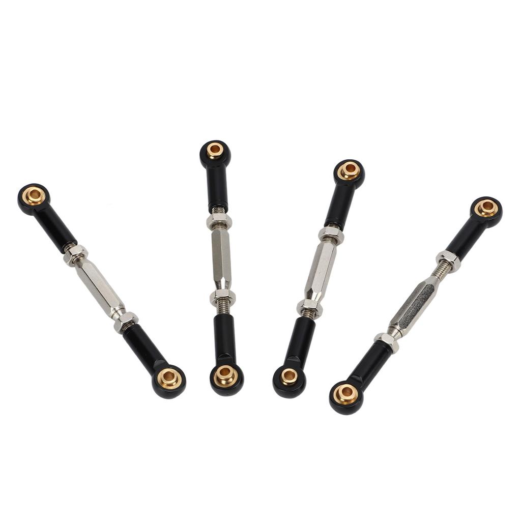 4 шт. Тяги развала для радиоуправляемой машины, черные, из алюминиевого сплава, снижают вибрацию, прочные, изысканные, 110 тяг развала