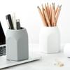 Силиконовый держатель для ручек, офисный школьный футляр для хранения, пластиковая коробка для ручек, настольный органайзер для карандашей, белый, серый настольный органайзер