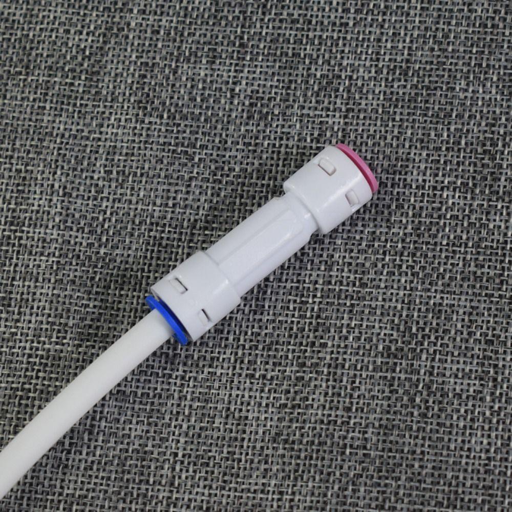 6pcs Plastic Check Valve 1/4" Quick Connect Fittings High Quality One-way Valve Water Purifier