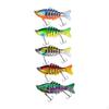5x 7 Segment Fishing Lures Swimming Slow Sinking Gift Multi Jointed Swimbaits Crankbaits for