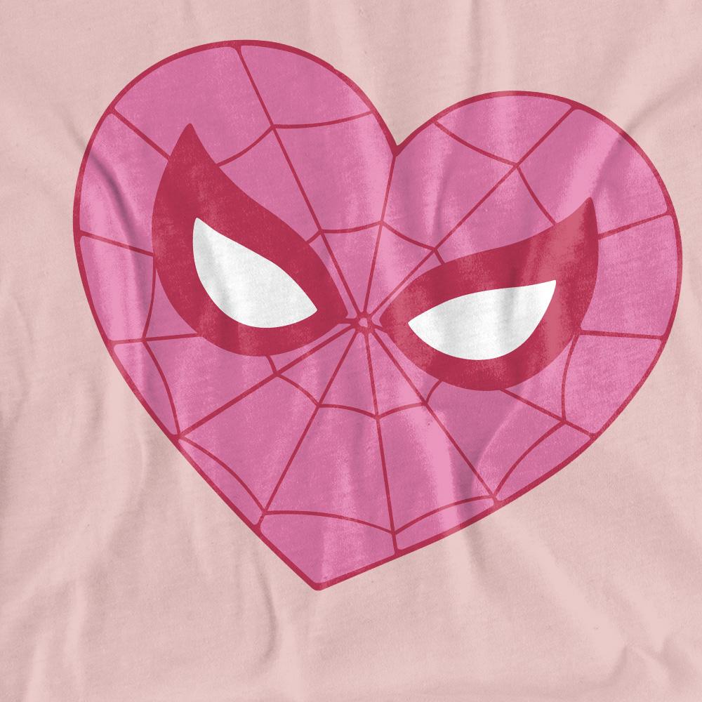 Spider-Man Unisex Adult Heart T-Shirt