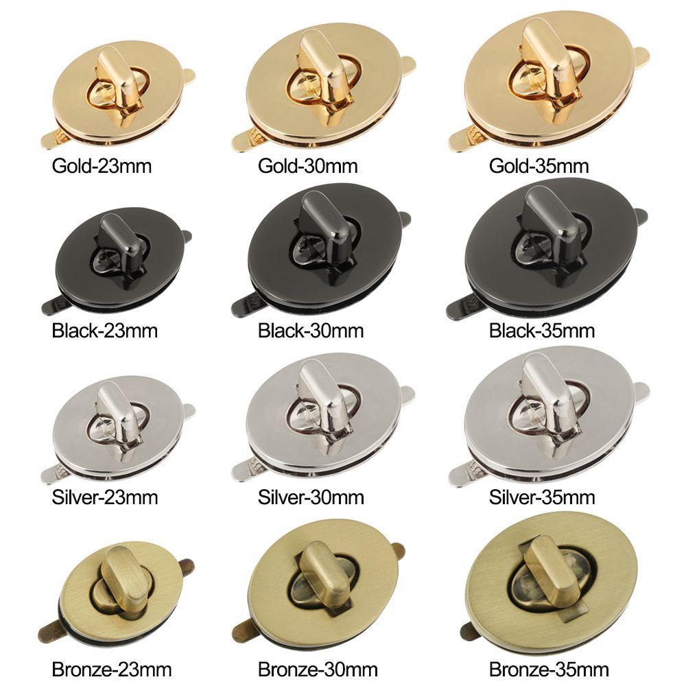 Metal Accessories DIY Handbag Bag Durable Clasp Turn Lock Closure Bag Parts Purse Luggage Hardware