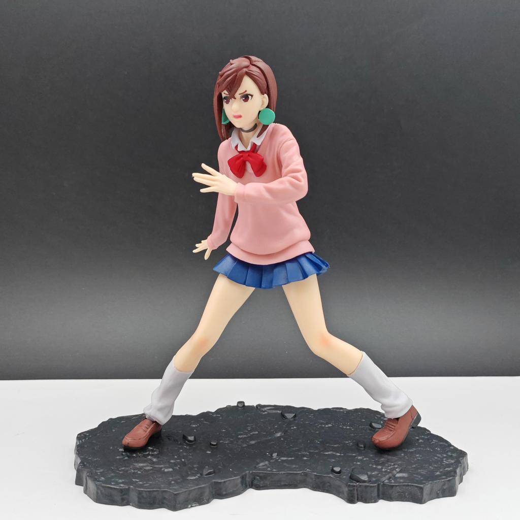 One Punch Man Jerris Little Peach 9.05Inch/23cm can move PVC Sit posture Collect In-vehicle Handsome Hero figure Toys Gifts