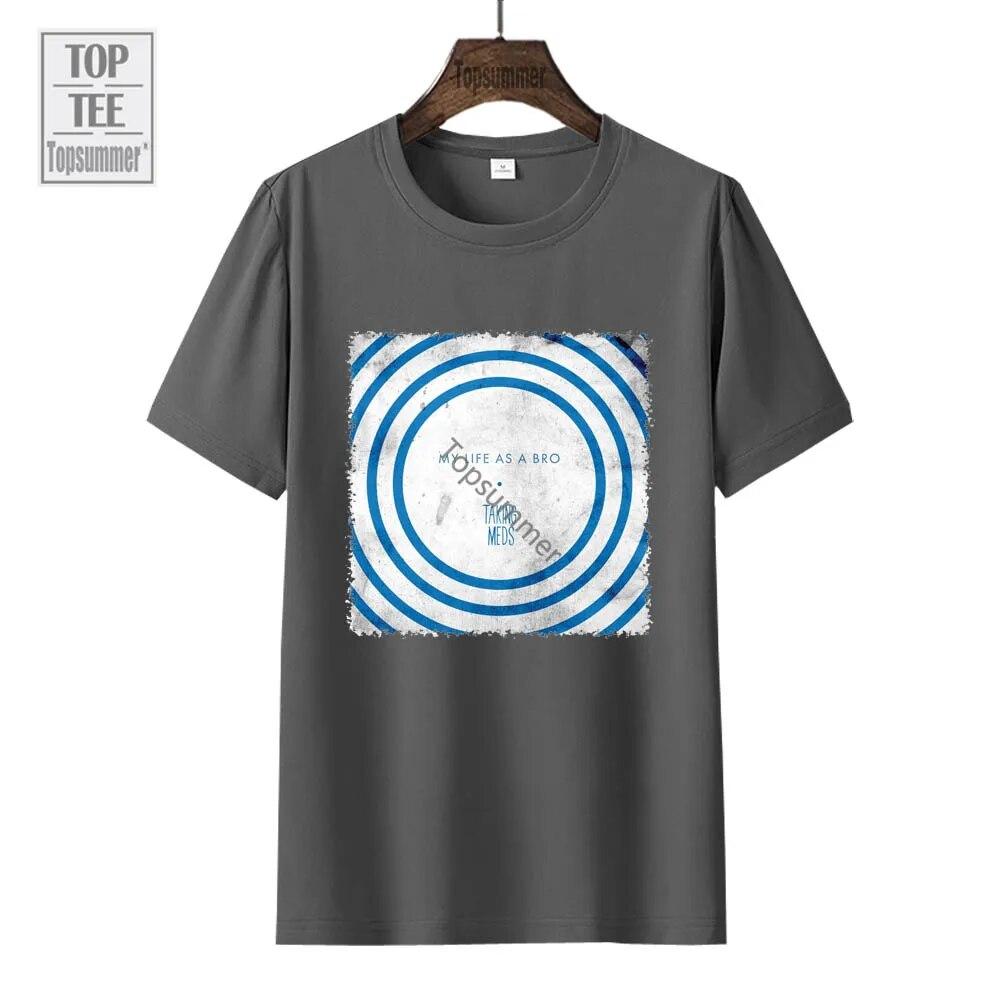 Футболка с альбомом My Life as a Bro, футболка с короткими рукавами в стиле хип-хоп и рок, футболка FeUnisex, черная одежда