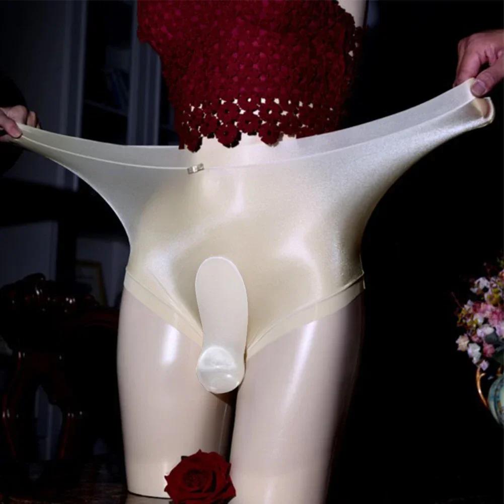 Mens Sissy Pouch Panties Ultra-Thin Sheer Briefs Lace Gay Underwear Erotic Lingeries Sexy Hot Invisible See Through Underpants