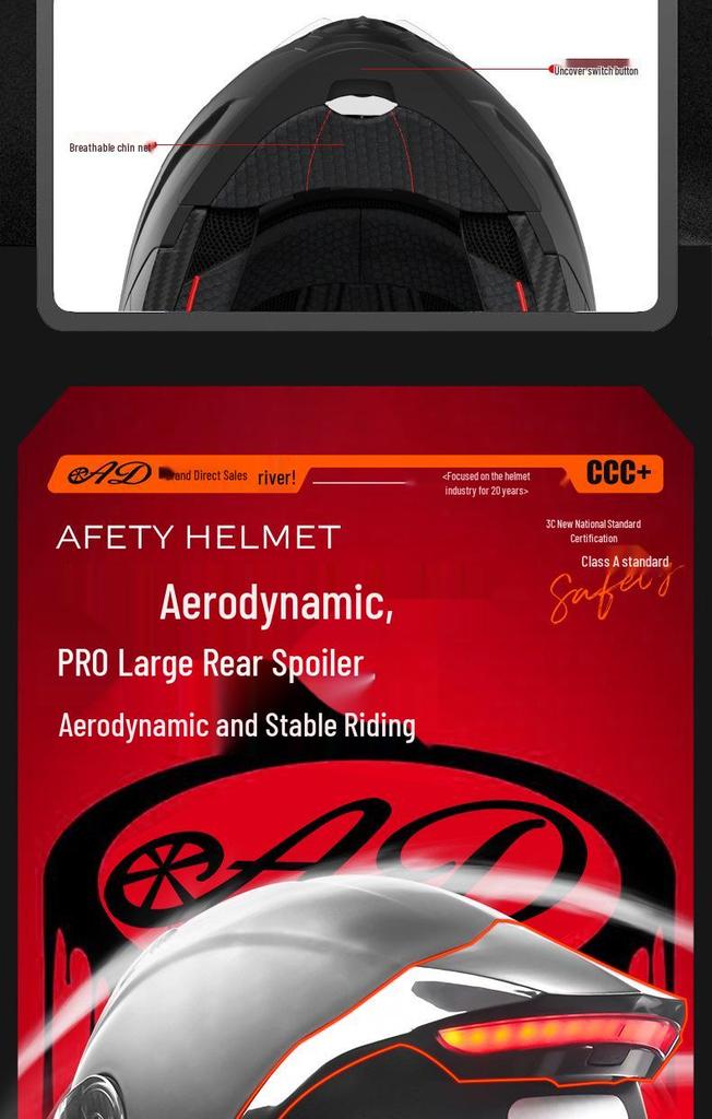 Унисекс мотошлем-трансформер, сертифицированный DOT: Стильный, всесезонный, безопасный дизайн заднего фонаря