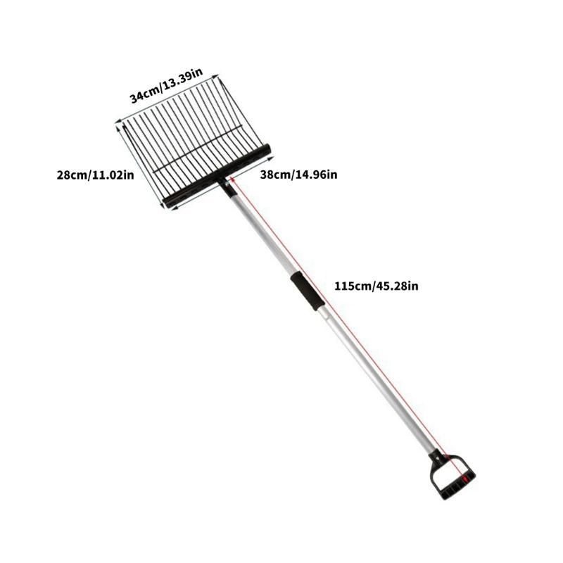 Heavy Duty Metal Manures Fork Horse Pitchforks Cleaning Tool Metal Horse Manures Rake For Horse Stable Cleaning Enduring