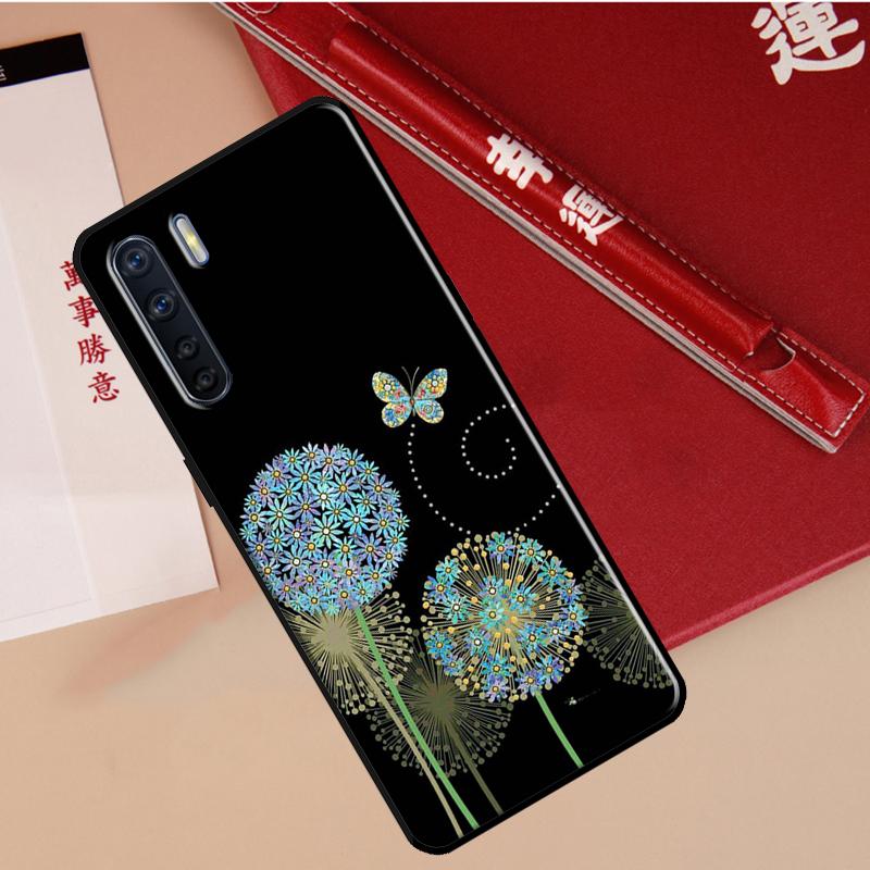 Dandelion Flowers Case For Oppo A60 A98 A58 A78 A18 A38 A80 A40 A77 A57 A17 A74 A54 A94 A96 A76 A16 A15 A5 Pro