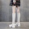 Fashion Elastic Round Toe Ladies Knee High Shaft Shoes Large Size Warm Designer Luxury On Offer Hot Spring Autumn Pu Women's Long Boots