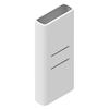Силиконовый защитный чехол для Xiaomi Mi Powerbank 2C 20000mAh - Противоскользящий, Легкий, Устойчивый к царапинам