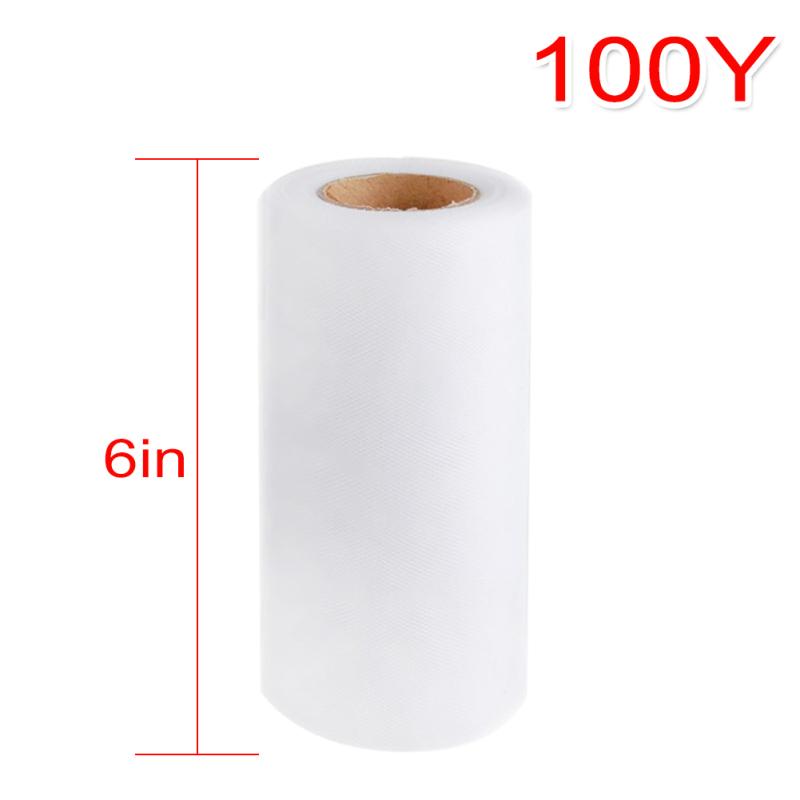 Прозрачный тюль в рулоне для украшения платья на свадьбу, день рождения, 15 см * 100 лет