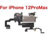 Динамик уха для iPhone 12 12 Mini Pro Max, слуховой динамик и датчик Face ID, датчик приближения, световой шлейф, сборка, замена